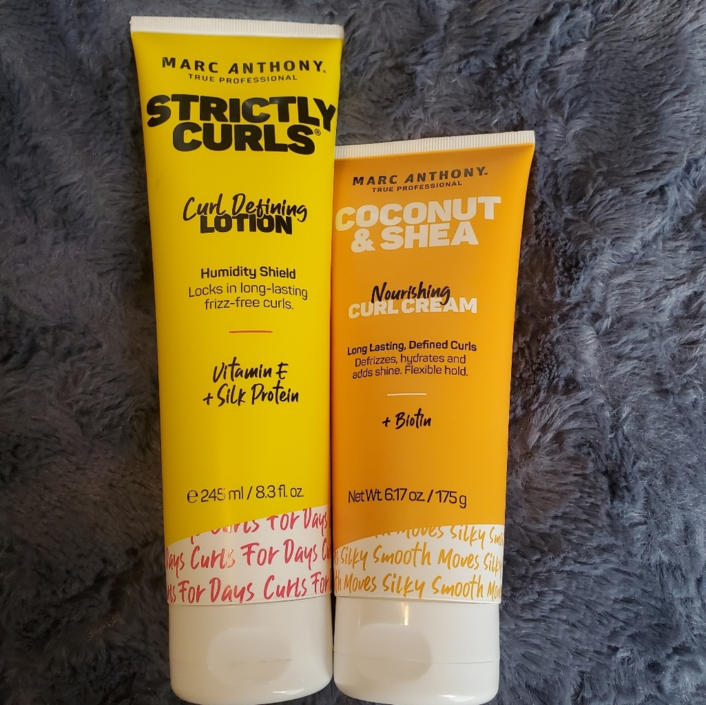 Marc Anthony Strictly Curls Defining Lotion & Nourishing Curl Cream
